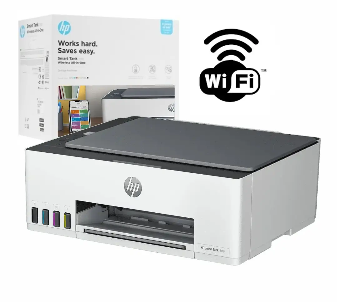 impresora HP Smart Tank 580 multifuncion smart WiFi