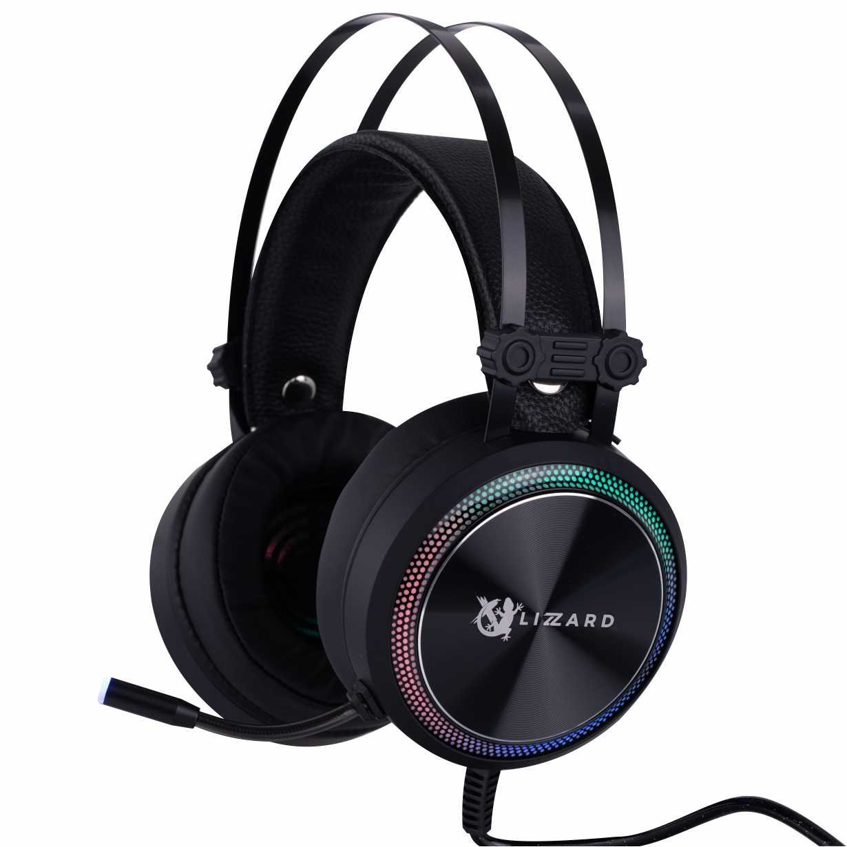 Auriculares X-Lizzard Gamer RGB c/micrófono Modelo XZZ-HP-03
