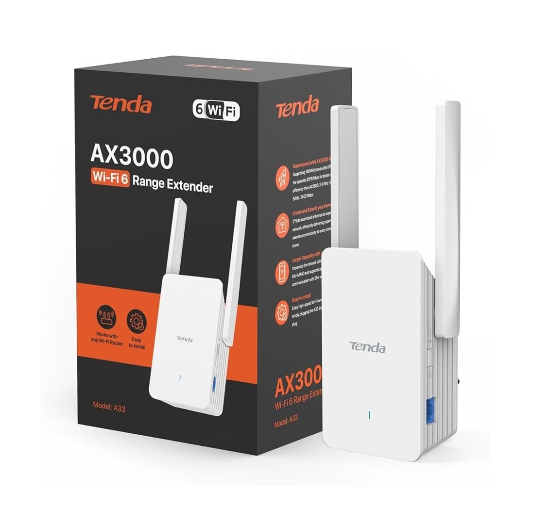 Range Extender Tenda A33 AX3000 Wi-fi 6.