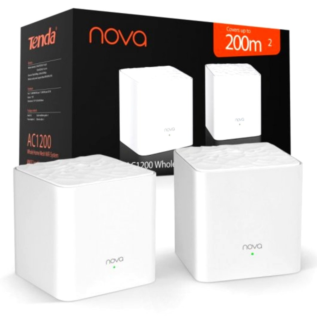 Router Tenda Wifi Mesh MW3 (2 pack) Modelo MW3 Mesh AC1200