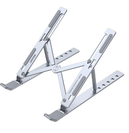 Soporte Unitek para Notebook aluminio plegable Super compacto