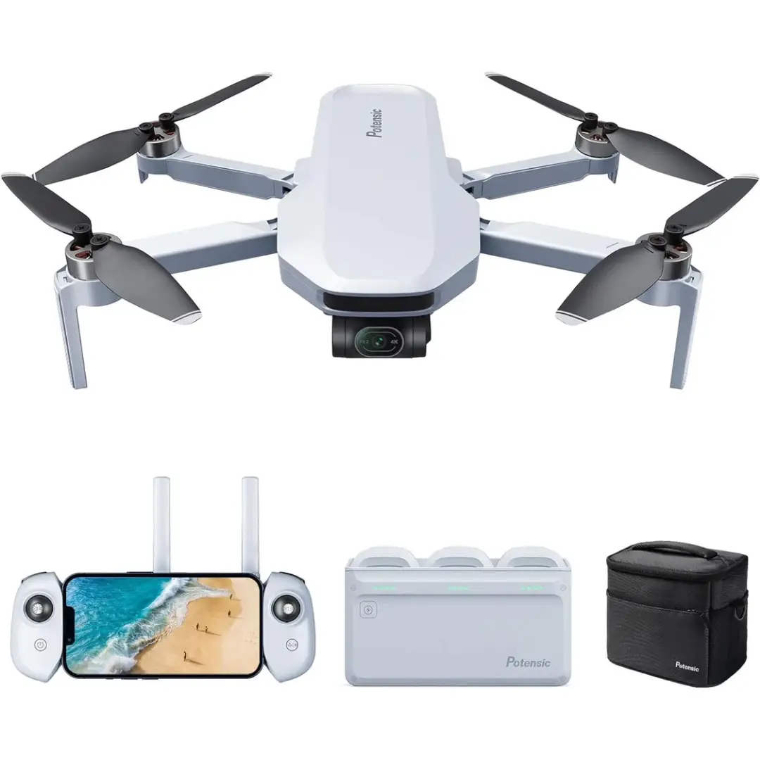 Dron Potensic ATOM Fly More Combo Incluye cargador y 3 baterías