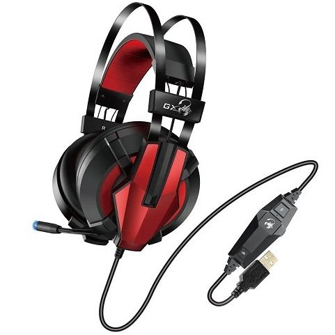 Audifono Genius Gamer 7.1 G710V con micrófono Sonido 7.1 Virtual envolvente